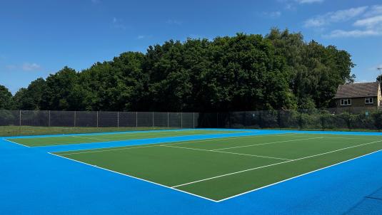 Surrey Heath’s new park tennis courts