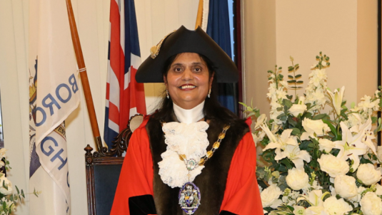 Cllr Sarbie Kang, Mayor of Surrey Heath