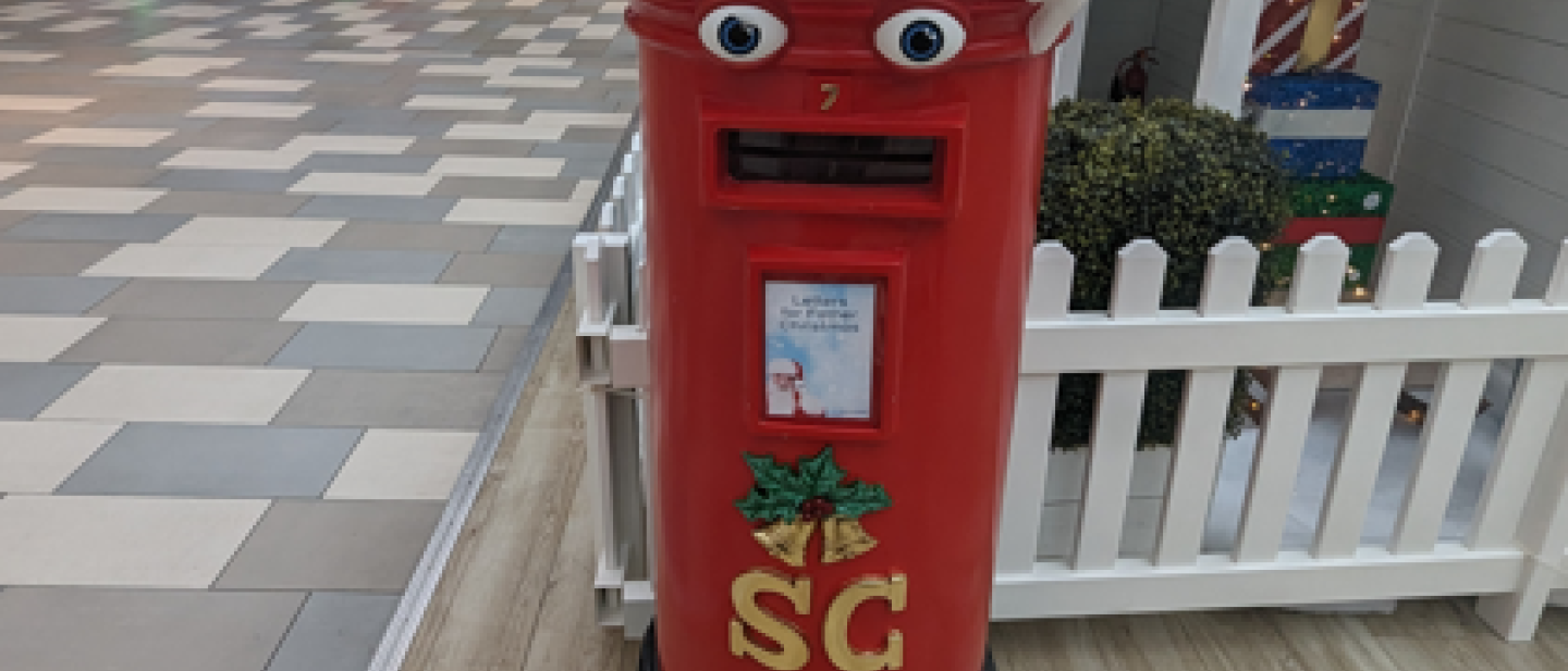 Santa's Grotto postbox at The Square